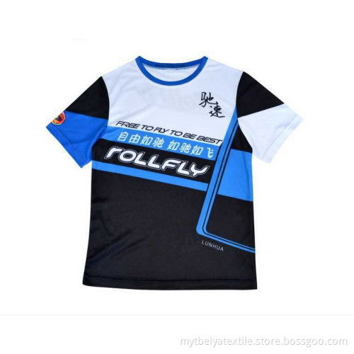 Custom Promotional 100% Polyester Men T-shirt Printing